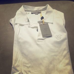 White Canali Polo shirt